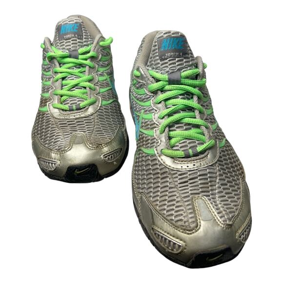 Nike Torch 4 Mens Size 10 Gray Green Running Shoes 343851-040 Athletic Sneaker main image 7